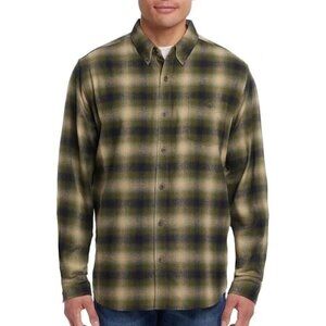 NEW Weatherproof Vintage Men's M Flannel Plaid Button-Down Shirt